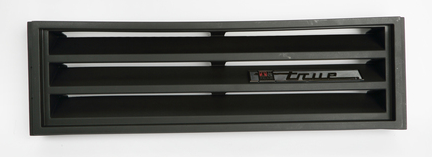 GRILL ASSEMBLY FOR GDM-10/12 RT BLACK PLASTIC